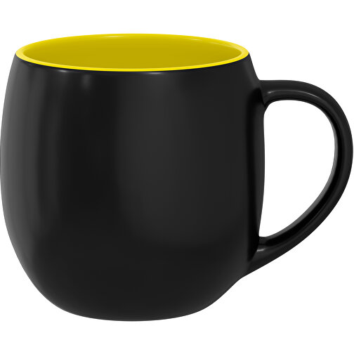 Olaf Innen Farbig Außen Schwarz 400ml , schwarz / zitronengelb, New Bone China Porzellan, 9,00cm x 12,00cm (Höhe x Breite), Bild 1