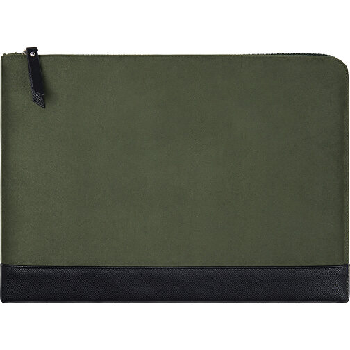 VINGA Marlow 16' Laptop Sleeve Aus RCS Recyceltem Polyester, Grün , grün, Polyester, 39,00cm x 2,00cm x 28,00cm (Länge x Höhe x Breite), Bild 1