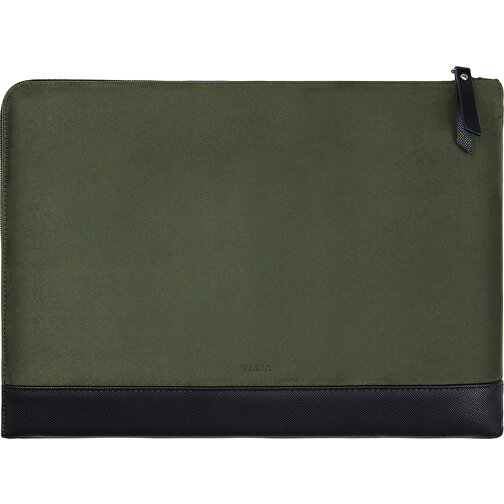 VINGA Marlow 16' Laptop Sleeve Aus RCS Recyceltem Polyester, Grün , grün, Polyester, 39,00cm x 2,00cm x 28,00cm (Länge x Höhe x Breite), Bild 3