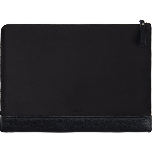 VINGA Marlow 16' Laptop Sleeve Aus RCS Recyceltem Polyester, Schwarz , schwarz, Polyester, 39,00cm x 2,00cm x 28,00cm (Länge x Höhe x Breite), Bild 3