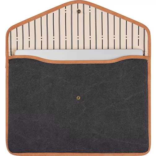VINGA Bosler Sacoche pour ordinateur portable 16' en toile GRS recyclée, noir, Image 2