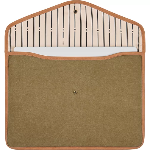 VINGA Bosler sacoche pour ordinateur portable 14' en toile GRS recyclée, vert, Image 2