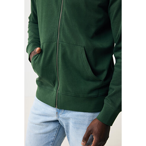 Iqoniq Abisko Zip-Kapuzenpullover Aus Recycelter Baumwolle, Forest Green , forest green, 50% recycelte und 50% biologische Baumwolle, XXL, 78,00cm x 1,00cm x 64,00cm (Länge x Höhe x Breite), Bild 8