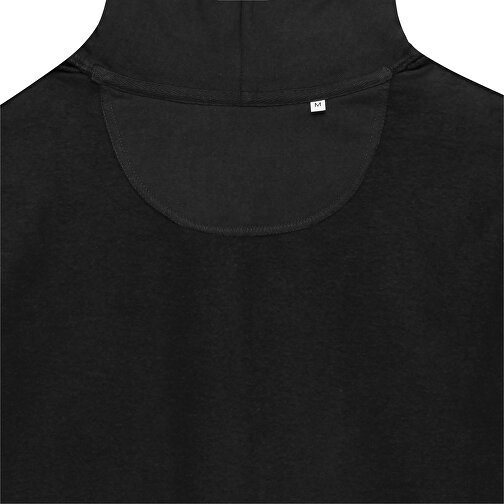 Iqoniq Abisko Zip-Kapuzenpullover Aus Recycelter Baumwolle, Schwarz , schwarz, 50% recycelte und 50% biologische Baumwolle, XXS, 61,00cm x 1,00cm x 47,00cm (Länge x Höhe x Breite), Bild 3