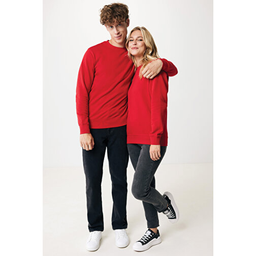 Iqoniq Etosha Lightweight Sweater en coton recyclé, rouge, Image 4