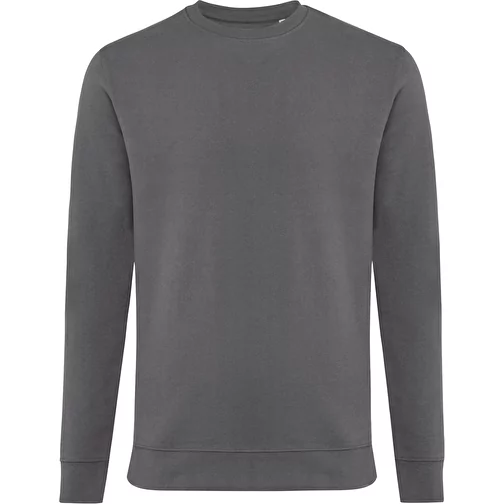 Sweat col rond Iqoniq Zion en coton recyclé, anthracite, Image 1