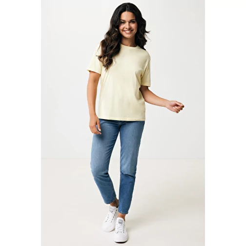 Iqoniq Sierra Lightweight T-shirt en coton recyclé, cream yellow, Image 14