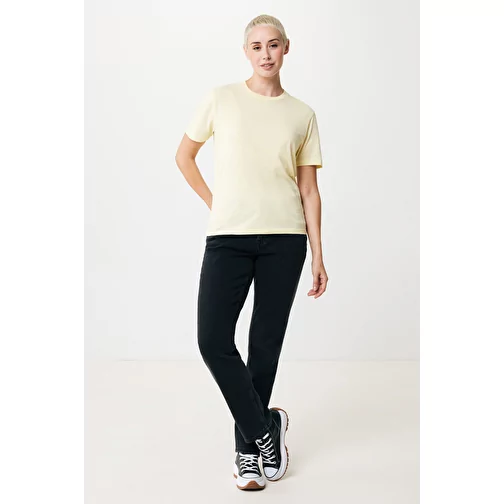 Iqoniq Sierra Lightweight T-shirt en coton recyclé, cream yellow, Image 18