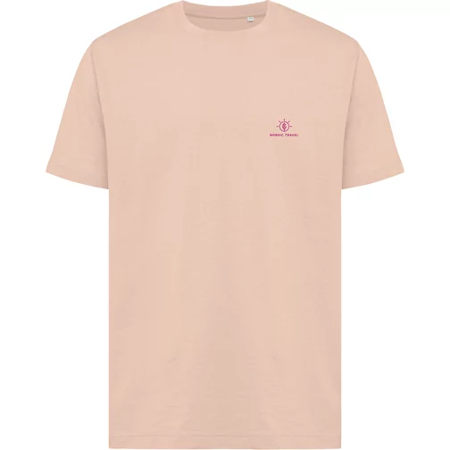 Iqoniq Kakadu relaxed T-shirt en coton recyclé, peach nectar, Image 3