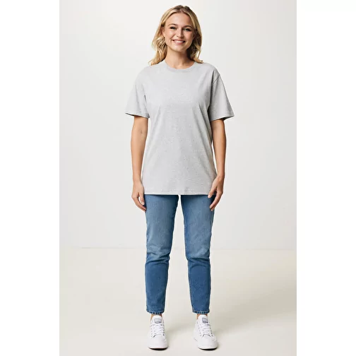 Iqoniq Kakadu relaxed T-shirt en coton recyclé, heather grey, Image 6