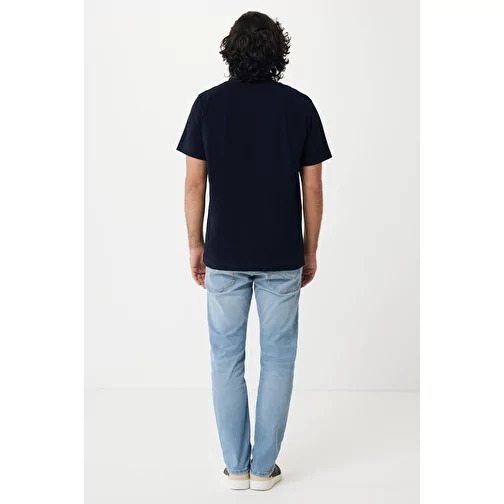 Iqoniq Kakadu relaxed T-shirt en coton recyclé, bleu marine, Image 9