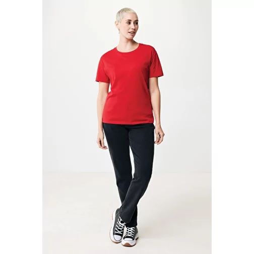 Iqoniq Yala T-shirt femme en coton recyclé, rouge, Image 3