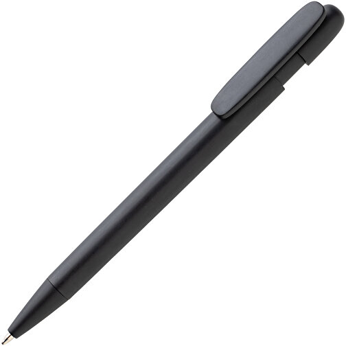 Devin Solid Stift Aus GRS Zertifiziertem RABS, Schwarz , schwarz, ABS - recycelt, 14,00cm (Höhe), Bild 2