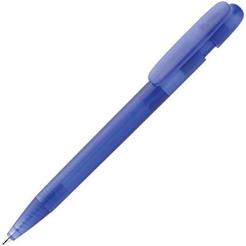 Devin Transparenter Stift Aus GRS Zertifiziertem RABS, Blau , blau, ABS - recycelt, 14,00cm (Höhe), Bild 2