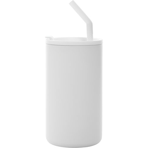 Cube Becher Aus RCS Recyceltem Stahl 800ml, Weiss , weiss, Rostfreier Stahl - recycelt,Polypropylen - recycelt, 18,00cm (Höhe), Bild 3