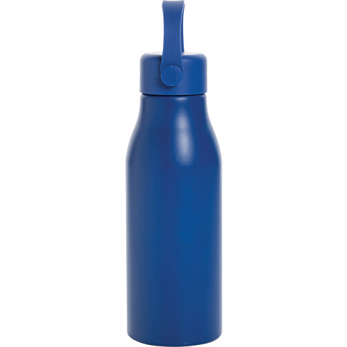 Botella Pluto de aluminio reciclado con certificado RCS 680 ml, azul real, Imagen 3