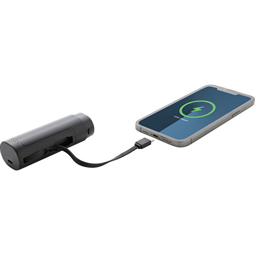 CycleCell 5000mah powerbank med udtageligt batteri, sort, Billede 7