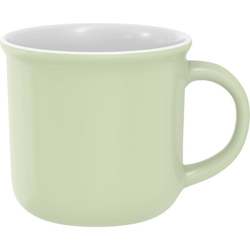 Camp Aussen Farbig Innen Weiß 320ml , mintgrün / weiß, New Bone China Porzellan, 8,00cm x 12,00cm (Höhe x Breite), Bild 1