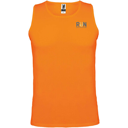 Andre Sport Top Für Kinder , fluor orange, Piqué Strick mit Cool Fit Finish 100% Polyester, 140 g/m2, 7/8, , Bild 2