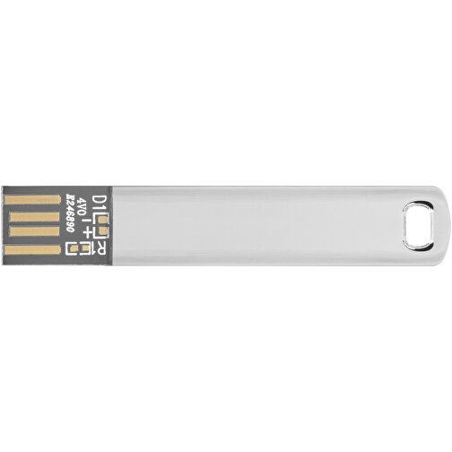 Metall Flach USB 2.0 , metal MB , 32 GB , Metall MB , 6,50cm x 1,20cm x 2,70cm (Länge x Höhe x Breite), Bild 4