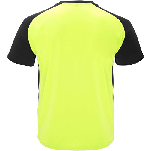 Bugatti T-Shirt Unisex Aus Recyceltem Material , fluor yellow / schwarz, Mesh mit Cool Fit Finish 100% Polyester, 140 g/m2, M, , Bild 3