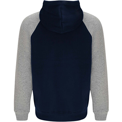 Badet Zweifarbiger Kapuzenpullover Für Kinder , navy blue / heather grau, Gebürsteter Sweatshirt Strick 50% Baumwolle, 50% Polyester, 280 g/m2, 9/10, , Bild 3