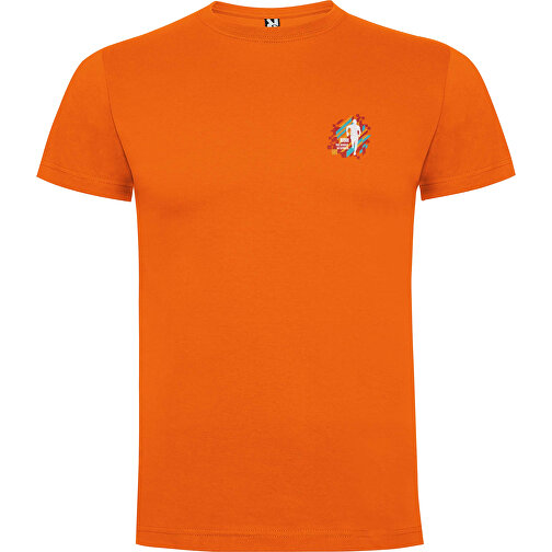 Dogo Premium T-Shirt Für Kinder , orange, Single jersey Strick 100% Baumwolle, 165 g/m2, 11/12, , Bild 2