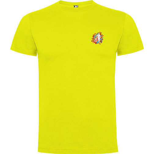 Dogo Premium T-Shirt Für Kinder , lemon lime, Single jersey Strick 100% Baumwolle, 165 g/m2, 7/8, , Bild 2