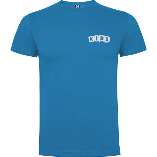 Dogo Premium T-Shirt Für Kinder , ozeanblau, Single jersey Strick 100% Baumwolle, 165 g/m2, 9/10, , Bild 2