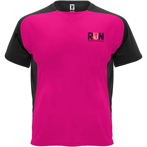 Bugatti Sport T-Shirt Für Kinder , fuchsia / schwarz, Mesh mit Cool Fit Finish 100% Polyester, 140 g/m2, 16, , Bild 2