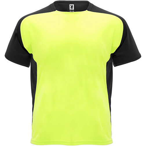 Bugatti Sport T-Shirt Für Kinder , fluor yellow / schwarz, Mesh mit Cool Fit Finish 100% Polyester, 140 g/m2, 8, , Bild 1