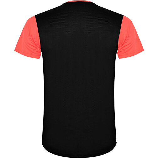 Detroit Sport T-Shirt Für Kinder , fluor coral / schwarz, Mesh mit Cool Fit Finish 100% Polyester, 130 g/m2, Contrast fabric, Mesh mit Cool Fit Finish 100% Polyester, 130 g/m2, 12, , Bild 3