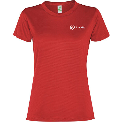 Slam Sport T-Shirt Für Damen , rot, Mesh mit Cool Fit Finish 100% Recyceltes Polyester, 100 g/m2, Contrast fabric, Mesh mit Cool Fit Finish 100% Recyceltes Polyester,, 2XL, , Bild 2