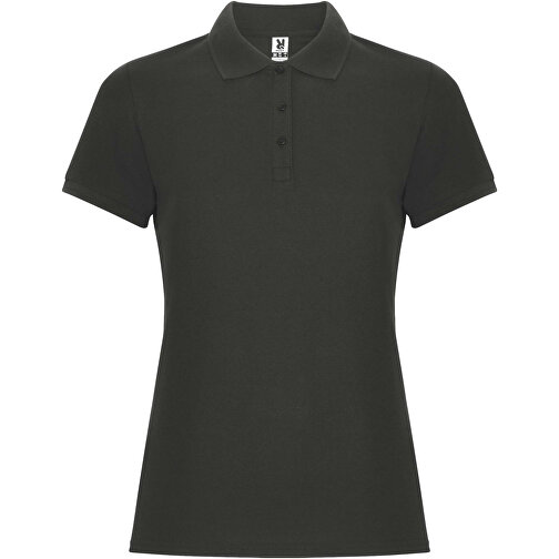 Pegaso Premium Poloshirt Für Damen , dark lead, Piqué Strick 60% Baumwolle, 40% Polyester, 190 g/m2, L, , Bild 1