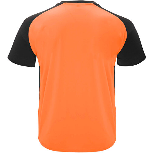 Bugatti T-Shirt Unisex Aus Recyceltem Material , fluor orange / schwarz, Mesh mit Cool Fit Finish 100% Polyester, 140 g/m2, L, , Bild 3