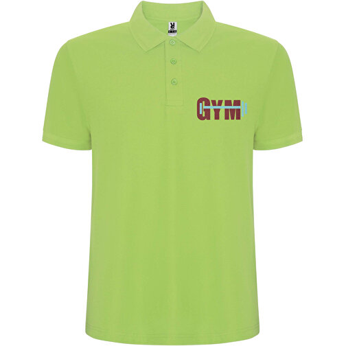 Pegaso Premium Poloshirt Für Herren , mantis green, Piqué Strick 60% Baumwolle, 40% Polyester, 190 g/m2, 4XL, , Bild 2