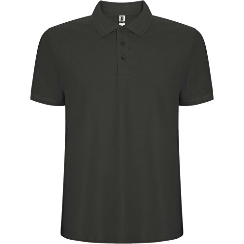 Pegaso Premium Poloshirt Für Herren , dark lead, Piqué Strick 60% Baumwolle, 40% Polyester, 190 g/m2, 2XL, , Bild 1