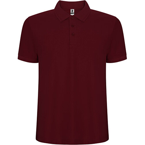 Pegaso Premium Poloshirt Für Herren , garnet, Piqué Strick 60% Baumwolle, 40% Polyester, 190 g/m2, 4XL, , Bild 1