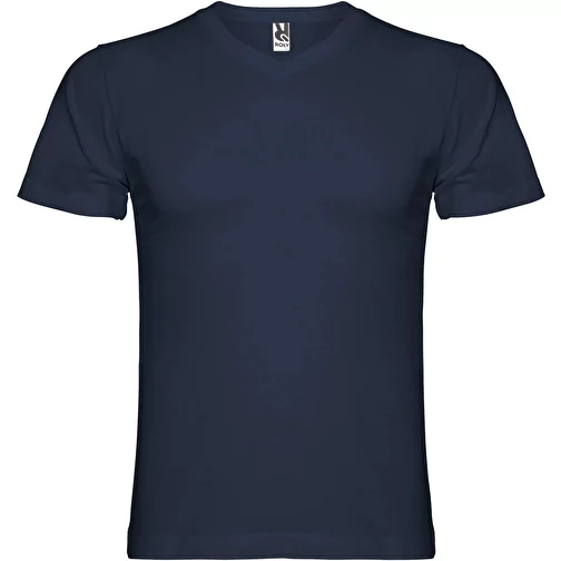 Camiseta de cuello de pico de manga corta para hombre 'Samoyedo', Imagen 1