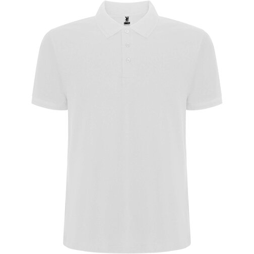 Pegaso Premium Poloshirt Für Herren , weiss, Piqué Strick 60% Baumwolle, 40% Polyester, 190 g/m2, 2XL, , Bild 1