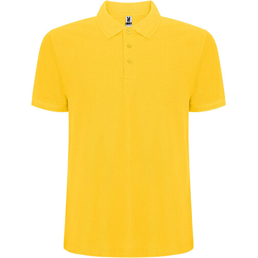 Pegaso Premium Poloshirt Für Herren , gelb, Piqué Strick 60% Baumwolle, 40% Polyester, 190 g/m2, XL, , Bild 1