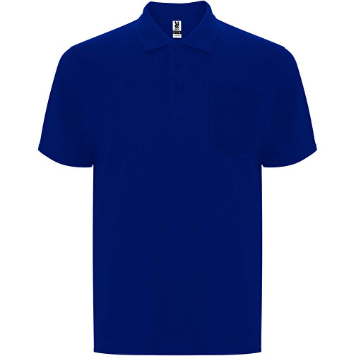 Centauro Premium Poloshirt Unisex , blau, Piqué Strick 60% Baumwolle, 40% Polyester, 190 g/m2, 3XL, , Bild 1