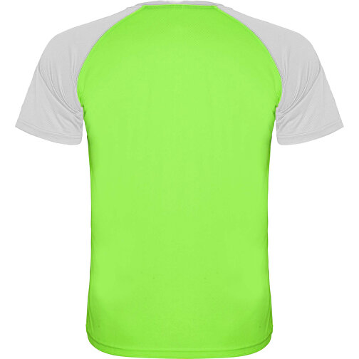 Indianapolis T-Shirt Unisex Aus Recyceltem Material , fluor green / weiss, Mesh mit Cool Fit Finish 100% Polyester, 140 g/m2, 3XL, , Bild 3