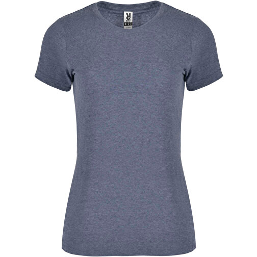 Fox T-Shirt Für Damen , heather denim blue, Single jersey Strick 65% Polyester, 35% Baumwolle, 150 g/m2, 2XL, , Bild 1