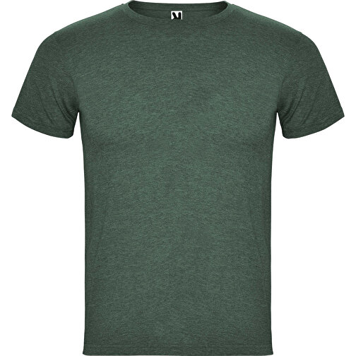 Fox T-Shirt Für Herren , heather bottle green, Single jersey Strick 65% Polyester, 35% Baumwolle, 150 g/m2, 2XL, , Bild 1