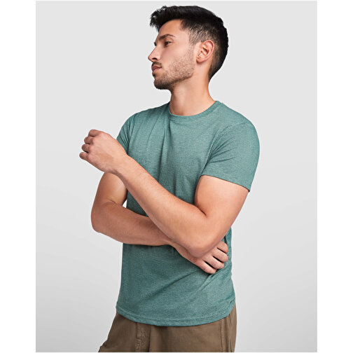 Fox T-Shirt Für Herren , heather turquoise, Single jersey Strick 65% Polyester, 35% Baumwolle, 150 g/m2, 2XL, , Bild 4