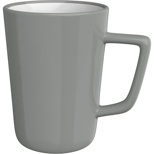 Taco Aussen Farbig Innen Weiss 450ml , grau / weiss, New Bone China Porzellan, 12,00cm x 12,50cm (Höhe x Breite), Bild 1