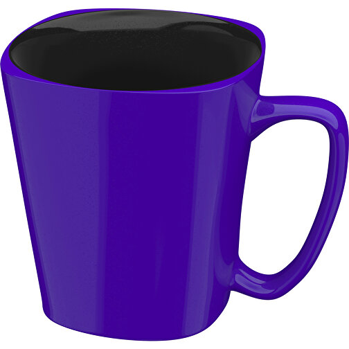 Rob Aussen Farbig Innen Schwarz 380ml , violet / schwarz, New Bone China Porzellan, 10,00cm x 12,00cm (Höhe x Breite), Bild 1