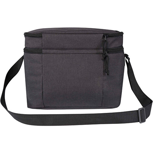 Tundra GRS RPET Kühltasche 13L , Heather Charcoal, GRS zertifiziertes recyceltes Polyester, 30,00cm x 25,00cm x 20,00cm (Länge x Höhe x Breite), Bild 4