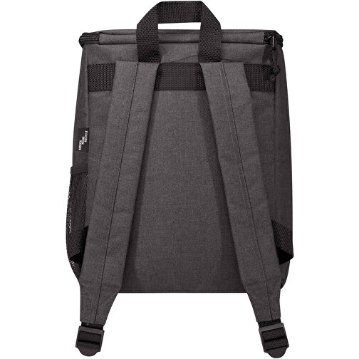 Excursion GRS RPET Kühlrucksack 12L , Heather Charcoal, 600D Recyceltes Polyester, 25,50cm x 32,50cm x 16,50cm (Länge x Höhe x Breite), Bild 5